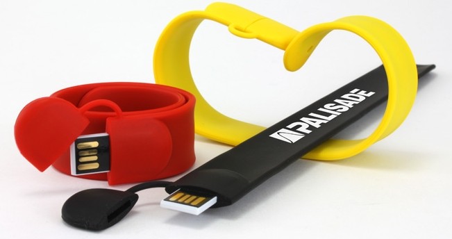 Fashionable Silicone Slap Wristband USB Flash Drive Bulk 4gb USB Flash Drive Memory