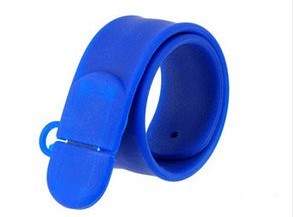 Fashionable Silicone Slap Wristband USB Flash Drive Bulk 4gb USB Flash Drive Memory
