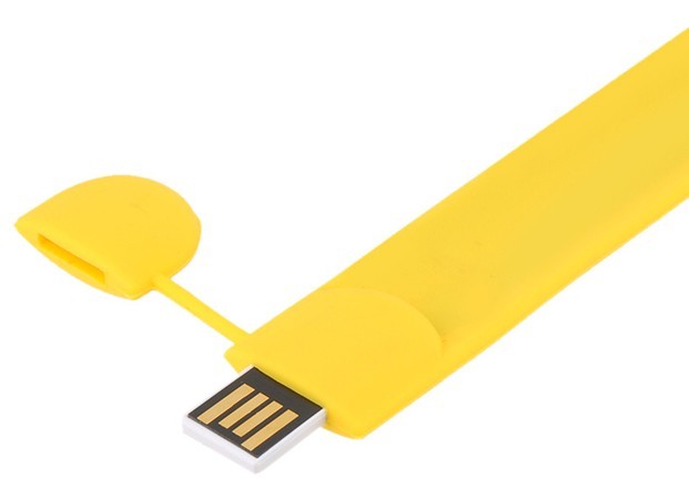 Fashionable Silicone Slap Wristband USB Flash Drive Bulk 4gb USB Flash Drive Memory