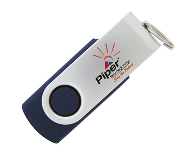 Customised Swivel Twist USB Sticks With Aluminum Armor /  Light LED