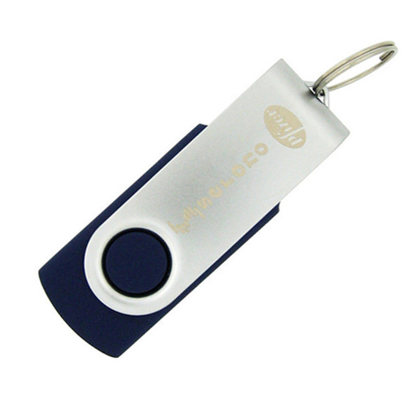 Customised Swivel Twist USB Sticks With Aluminum Armor /  Light LED