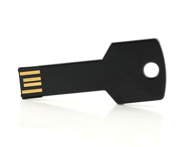 Silver Metal Key Shaped USB Flash Drive , Waterproof Memory Chip Key