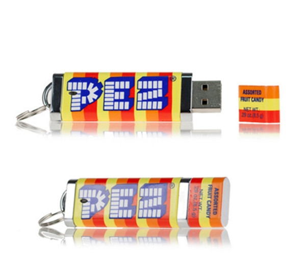 Colorful Plastic USB 2.0 Flash Memory Drive With Logo Printing