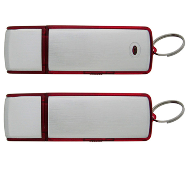 Dark Red Plastic USB Flash Memory , USB Flash Drives 16GB 8GB 4GB
