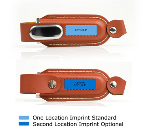 Portable Creative Leather USB Stick / Black Leather USB Memory Disk