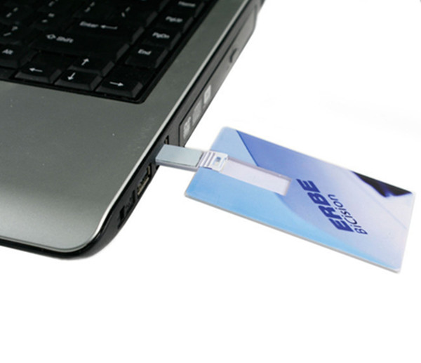 Custom Logo Plastic Credit Card USB Storage Device Personalized