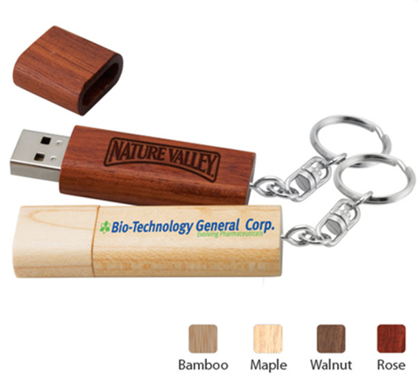 Gift Engraving Bamboo Customised Usb Flash Drives Eco Frinendly