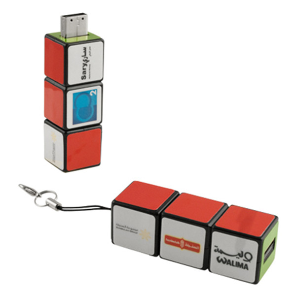 1GB , 2GB Plastic USB Flash Drive Rubik Magic Cube USB Pen Drives