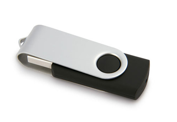 Black Swivel 1gb Custom Usb Flash Drives Bulk With Laser Or Printing Logo