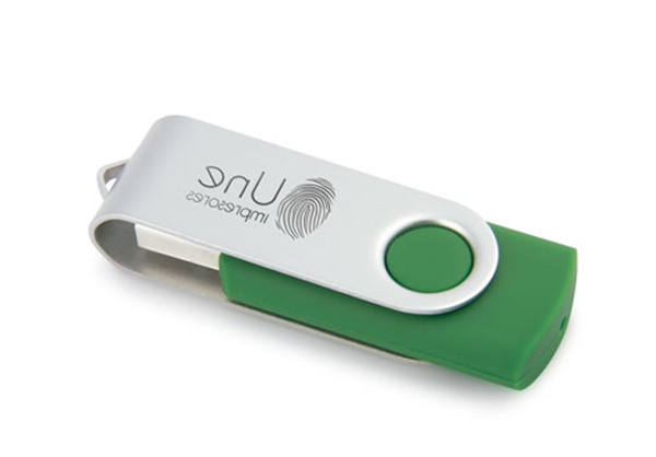 Metal Green Promotional Usb Flash Drives L 56mm X W 18mm X D 10mm