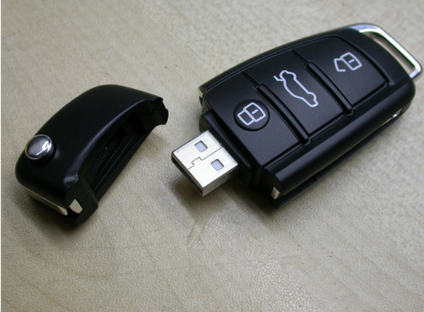 Car key USB flash drive 512MB, 1GB - 64GB  Black pen drive, USB creative gifts, exquisite memory stick