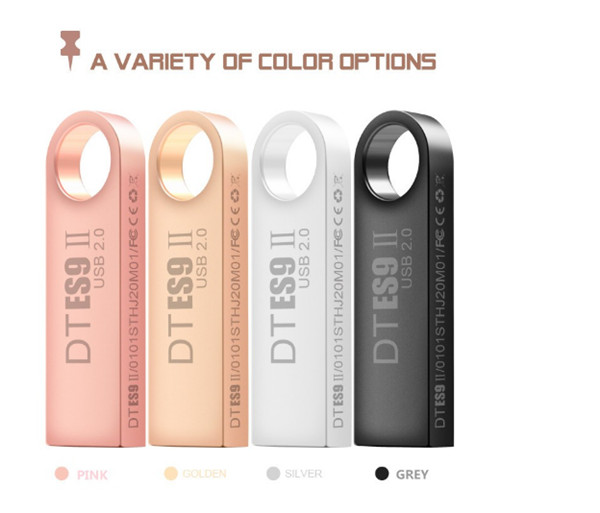 Metal Thumb Drives usb2.0 pen drive 32gb pendrive 16gb 8gb 4g memoria usb stick mini gift Flash  for business people