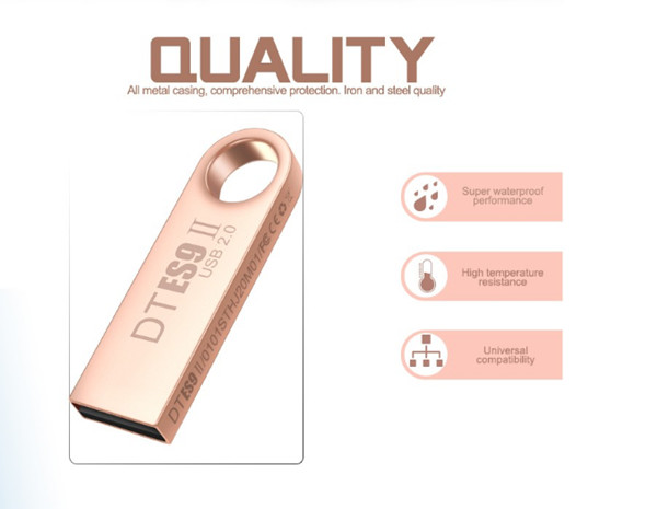 Metal Thumb Drives usb2.0 pen drive 32gb pendrive 16gb 8gb 4g memoria usb stick mini gift Flash  for business people