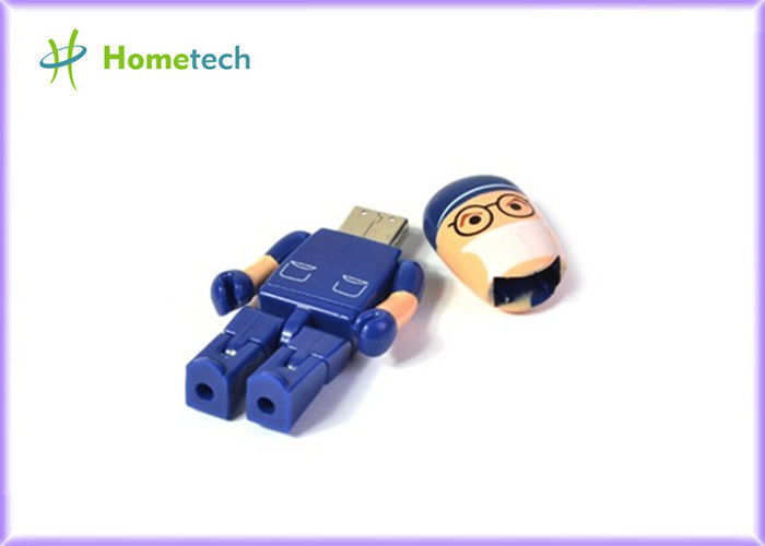 Pocket 3D Cartoon Character USB Drives Bulk 1GB Awesome Flash Drives