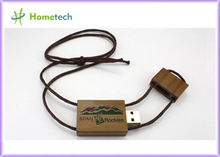 Free Laser Engraving Logo Promotional Swivel Wooden USB Flash Drive