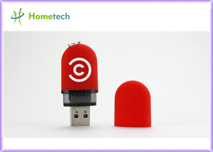 Simple Design Plastic USB Pendrive With Free Printing / Plastic USB Flash Drive