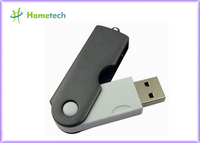 Plastic Twist USB Sticks Logo Silkscreen , Pen Drive Memory Card