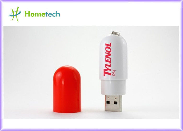 Cute capsule Plastic USB Flash Drive 32gb usb 2.0 flash drive / portable thumb usb flash drive