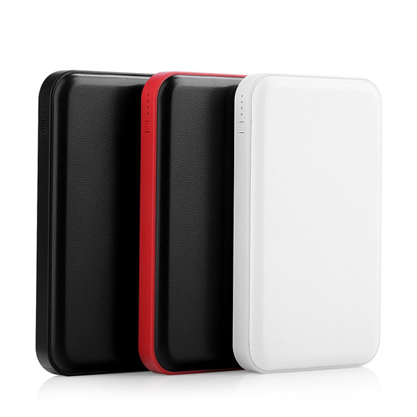 10000mAh Two Charging Port Lipstick Power Bank Ultra Slim ABS Shell Casing