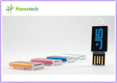 Office Stationery Rectangle Plastic USB Flash Drive 4GB 8GB , USB 2.0