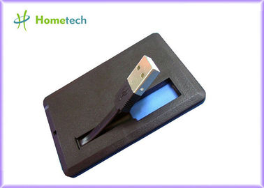 Black Win Xp Credit Card USB Storage Device , Customize Flash Drive