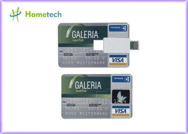 Customized Credit Card USB Storage Device , 8GB Memeory Card USB Disk