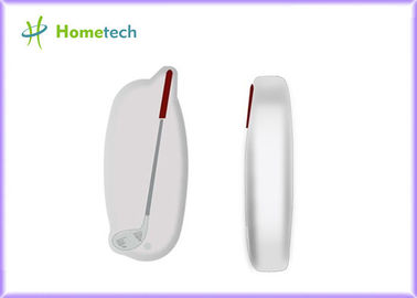 White Cartoon USB Flash Drive Golf Stick bag shape File Transfer