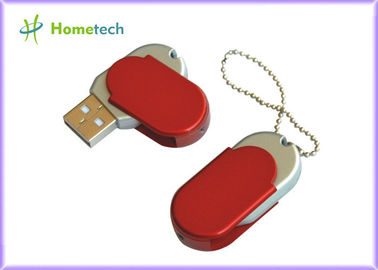 Metal Mini Red Twist USB Sticks engraved customized with High Speed
