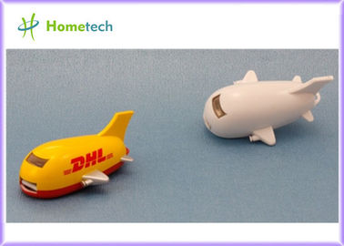 USB 2.0 Stick Plastic USB Flash Drive White Airplane for Children