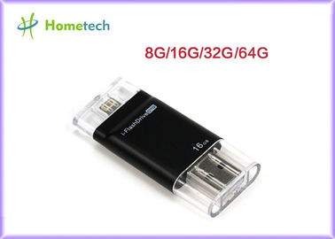 Buy 8GB 16GB 32GB 64GB Convenient black Mobile Phone USB Flash Drive , white OTG external storage micro usb memory stick online manufacture