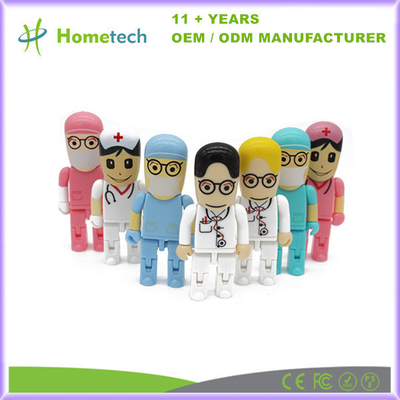 Buy Doctor Shape Plastic USB Flash Drive Memory Stick 8GB 16GB 32GB 3D USB 3.0 Flash Drive online manufacture