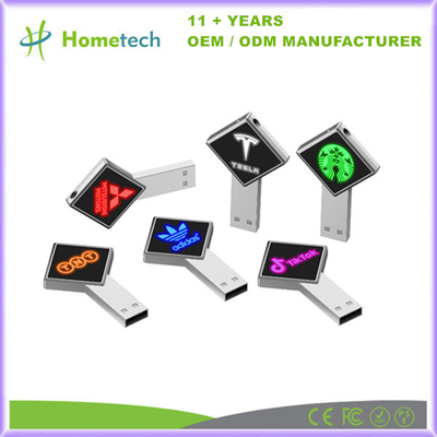 Buy Light Up Your Logo Perfect Promotion Gift Metal USB Flash Drive with USB 2.0/3.0 Interface online manufacture