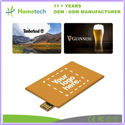 Buy Easy To Carry Custom Credit Card Shaped USB Imprinted With Your Logo 128MB / 256MB / 512MB/ 1GB- 64GB online manufacture