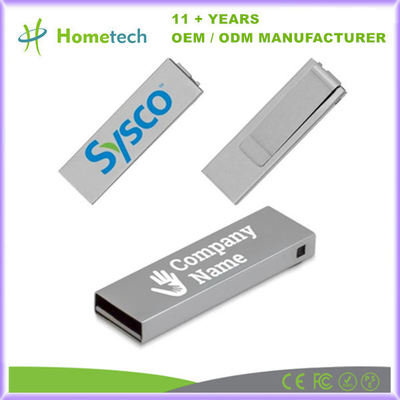 Buy 2.0/3.0 USB Flash Drive 8GB 16GB 32GB 64GB 128GB Mini Pendrive Metal Clip Memory Stick online manufacture