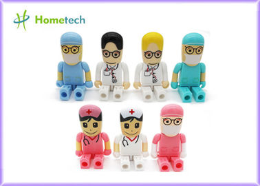 Buy Mini gift Character USB Drives 64gb pendrive doctor nurse cartoon online manufacture