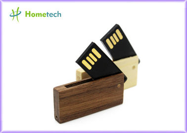 Buy MINI memory stick pendrive wooden rotatable usb flash drive 4GB 8GB memory card online manufacture