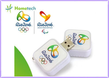 Buy Square Swivel 2GB Plastic USB Flash Drive Micro USB 2.0 / 3.0 online manufacture