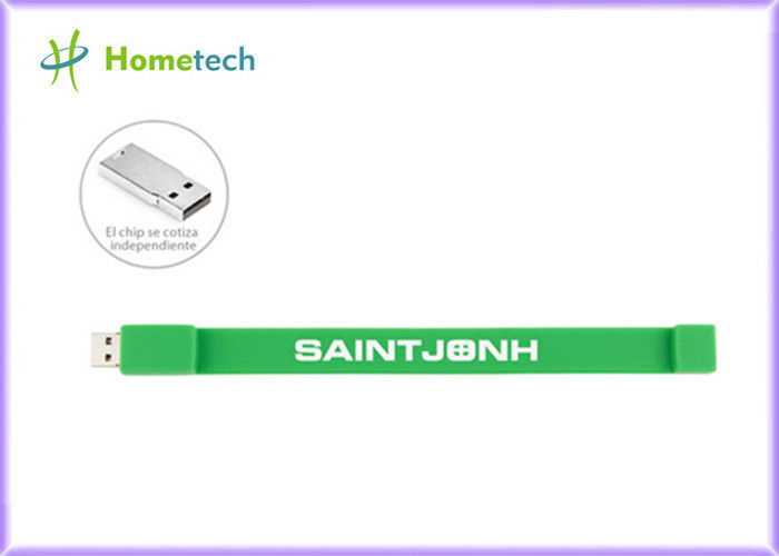 Promotional Gift  Silicone USB Wristband USB Flash Drive 4GB / 8GB