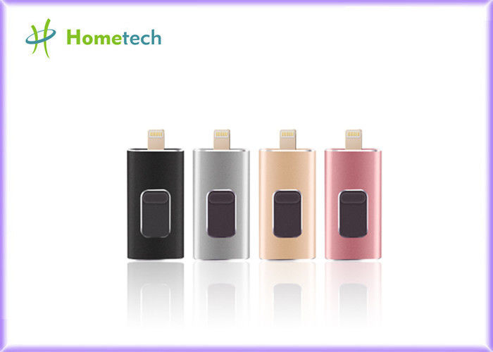 Mobile Phone USB Flash Drive For IOS / Android , I- Easy Drive With Aluminum Alloy Material