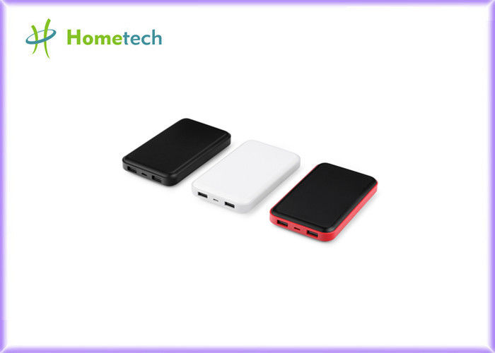 10000mAh Two Charging Port Lipstick Power Bank Ultra Slim ABS Shell Casing