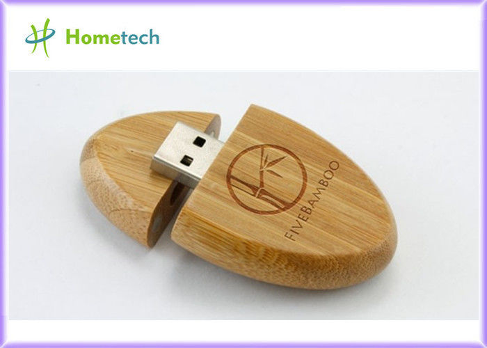 Custom Wooden USB Flash disk 2.0&amp; 3.0 Support Natural Bamboo Wood USB pen drive with box Engrave Logo