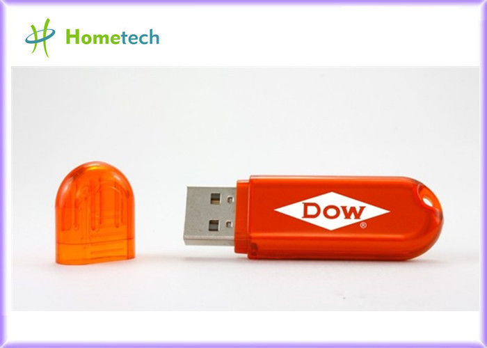 Oval Promotional Gifts Plastic USB Flash Drive 512MB