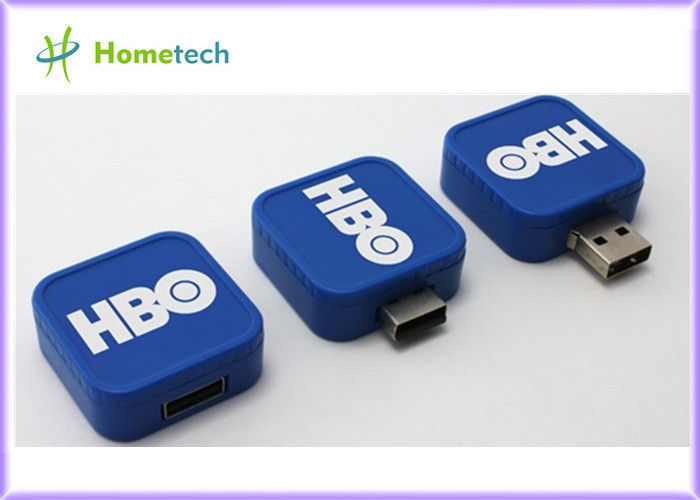 Box Shaped USB Memory Stick 2GB / 4GB / 8GB Metal USB Flash Drive