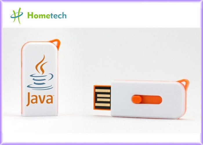 8GB Plastic push-and-pull USB Memory with Grade A chip / Plastic USB Flash Drive With High Speed 2.0 PenDrive