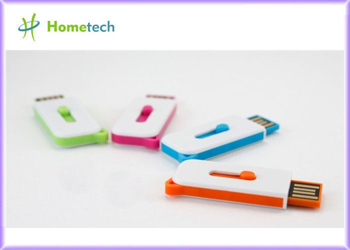 8GB Plastic push-and-pull USB Memory with Grade A chip / Plastic USB Flash Drive With High Speed 2.0 PenDrive