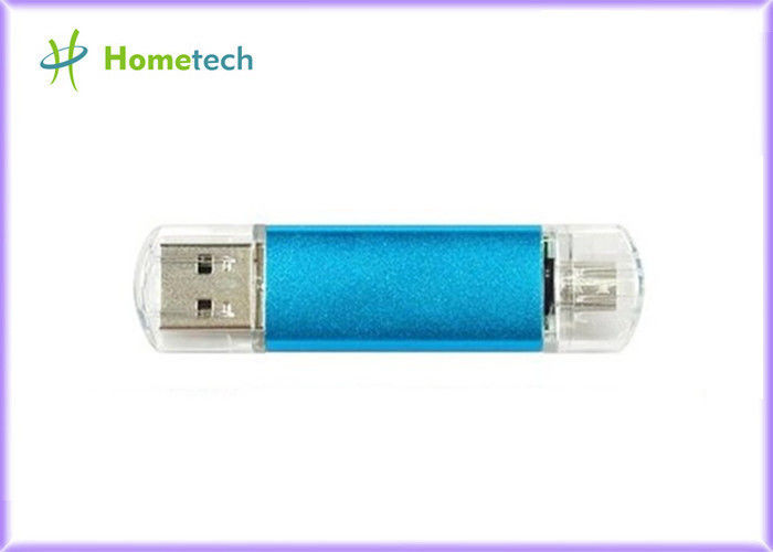 OEM Mobile Phone USB Flash Drive , Micro Dual Port USB Flash Drive With Micro Usb For Android