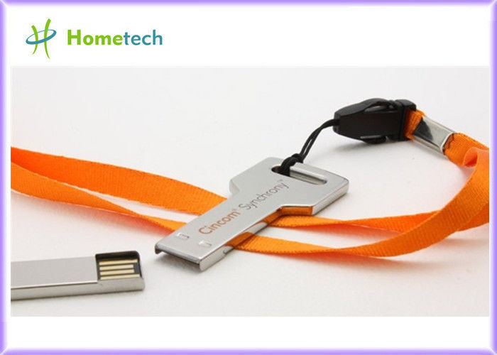 Hot Selling 1GB USB Metal Key Thumb Drive with Logo Printing