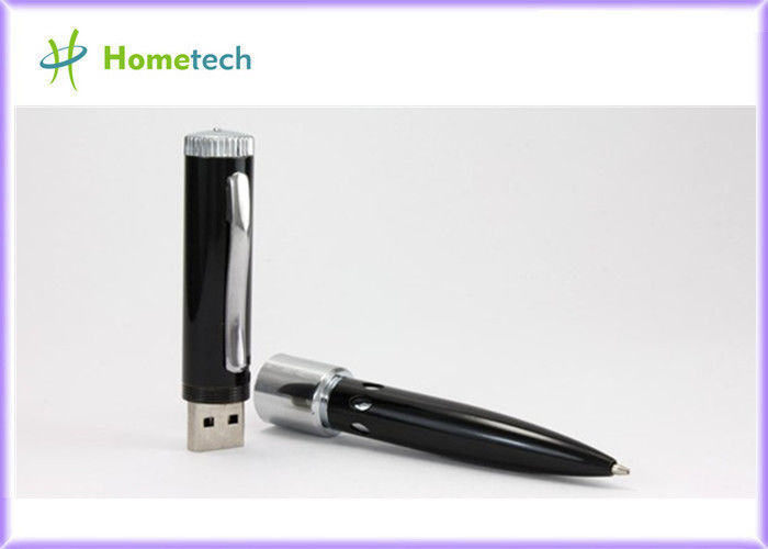 4GB OEM Gift USB Pen Flash Drive / USB Flash Pen Drives,Custom Metal Ballpoint Pen Shape USB Flash Drive