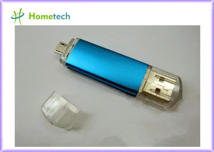 32GB High Speed OTG Mobile Phone USB Flash Drive / Blue U Disk
