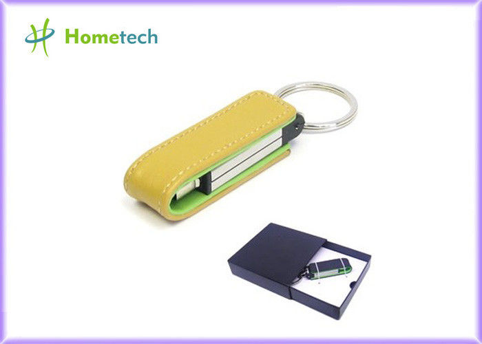 High Speed 8G Leather USB Flash Disk Personalized File Transfer